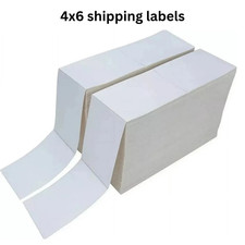 6000 4x6 fanfold direct thermal shipping labels perforated label / ups certified