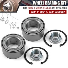 For BMW 328 E36 E46 2.8 1995-2000 Rear Wheel Bearing Kit 33411130617 33412220987