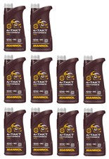 10x1l Mannol 7813 Motorbike 4-Takt 10W-30 Motoröl SN, MA2 kompartibel mit Honda