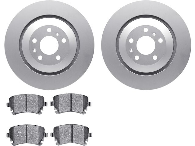 Rear Brake Pad and Rotor Kit For 2004-2018 Bentley Continental 2008 2005 BN323NF