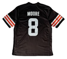 Elijah Moore #8 Cleveland Browns Jersey Nike On Field NFL Men’s Large Brown 2022