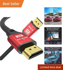 High-Speed 1.5FT HDMI 2.1 Cable for PS5/Xbox - 48Gbps, Dolby Vision Support
