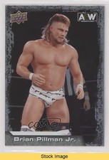 2022 Upper Deck AEW All Elite Wrestling Silver Foil Brian Pillman Jr READ 1g4p