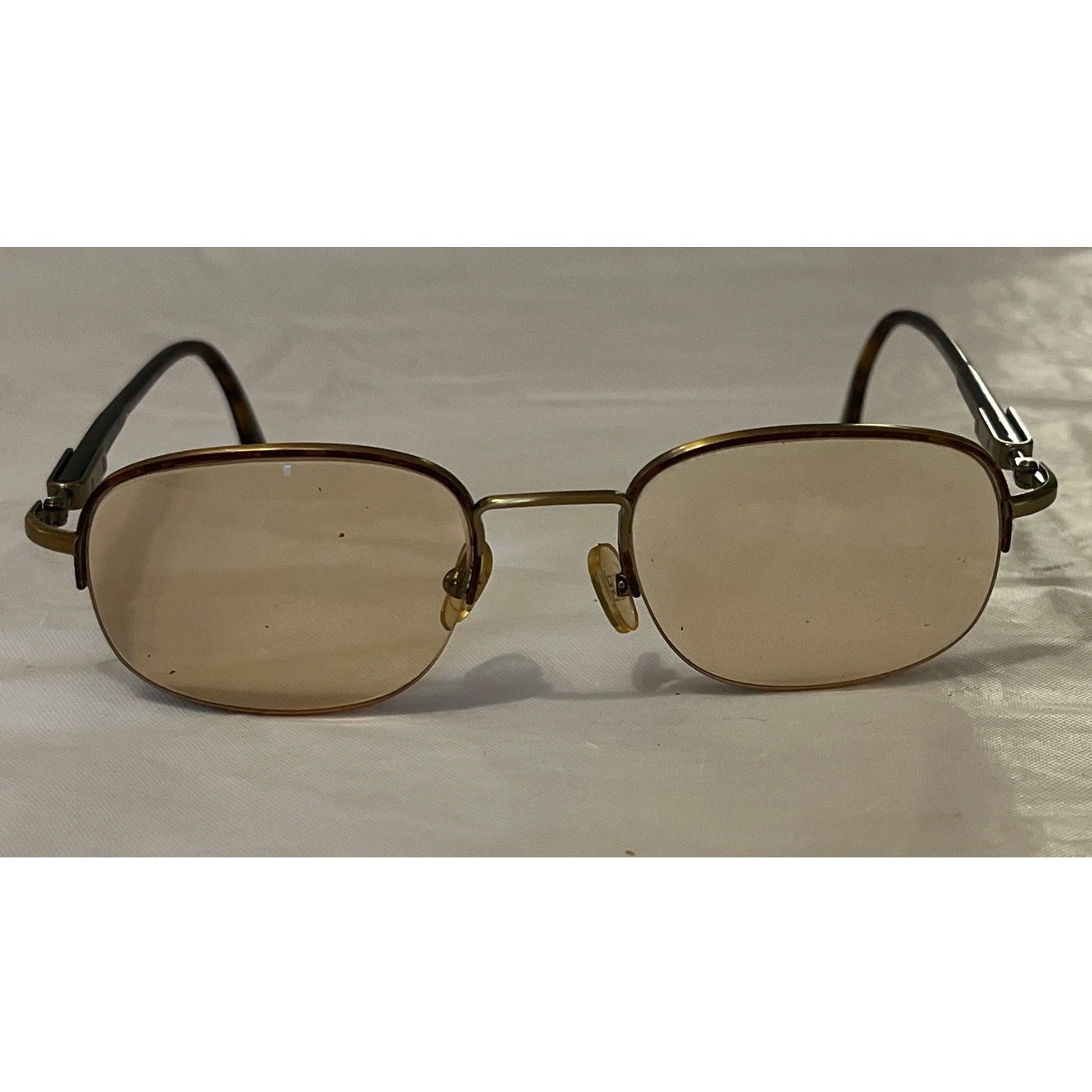 Givenchy Eyeglasses Frame France 1022 002 50-20-135 Bronze Half Rim