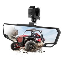 UTV Rear View Mirror, 360 Adjustable Angle for 1.5" to 2.0 inch Round Roll