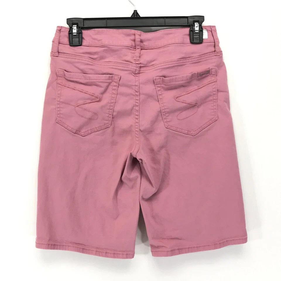 Bermudas Seven7 Denim Para Mujer Talla 4 Foxglove Rosa Elastizadas Informales Verano Foto 2 de 4