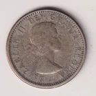 1961 10 CENTS CANADA MINT STATE QUEEN ELIZABETH II 80% CANADIAN SILVER