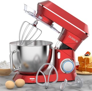 8.5L Stand Mixer DOBBOR 1500W 7 Speeds Food Mixers for Baking Bread Cookies