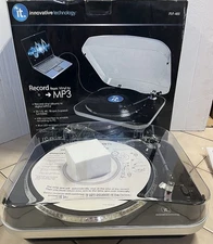 Innovative Technology USB Turntable ITUT400 Vinyl To PC - MAC New In Box