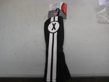 BRAND NEW Vintage  Vinyl Hybrid  headcover Number X  Black