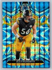 2024 Panini Mosaic #189 Alex Highsmith Reactive Blue Prizm
