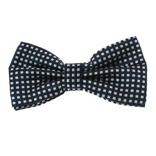 Clj Charles Le Jeune. Noeud papillon noué. city life, Microfibre. Bleu Marine  -