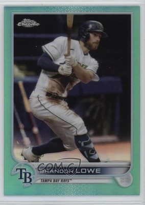 2022 Topps Chrome Aqua Refractor 20/199 Brandon Lowe #107 13wy