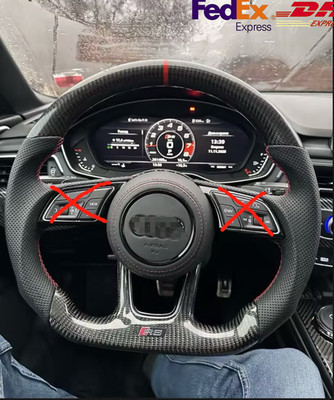 Carbon Fiber Steering Wheel Fit For Audi B9 A3 A4 A5 S3 S4 S5 Q2 Q5 Q7 Q8 SQ