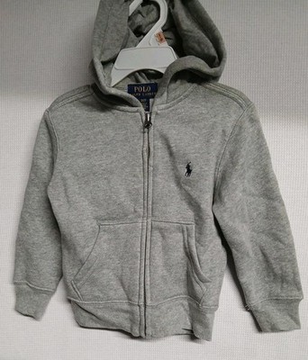 Polo Ralph Lauren Todder Gray Zip Up Jacket, Size 2T