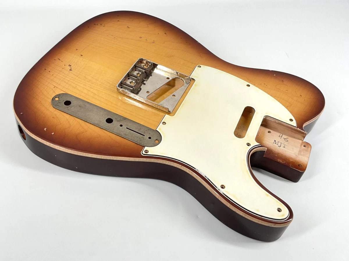 MJT Official Custom Vintage Aged Nitro Guitar Body By Mark Jenny VTT Maple Top