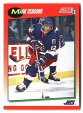 1991-92 Score Canadian English #39 Mark Osborne