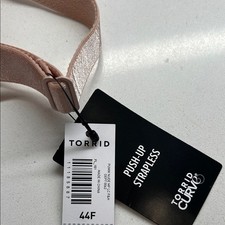 Torrid Curve Push-Up Strapless Underwire Bra Size 44F NWT