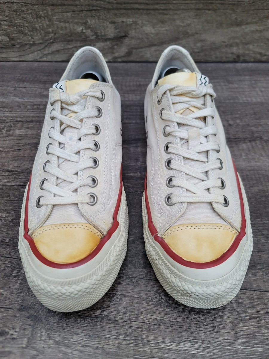visvim Skagway White Canvas Low Top Sneaker size US 8 View 5