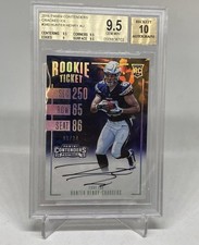 2016 Hunter Henry Contenders Rc ROOKIE Cracked Ice Auto /24 BGS 9.5/10 GEM POP 2