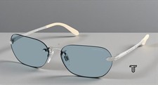 RALPH LAUREN RL7089 900172 Shiny Silver Azure 59 mm Women's Sunglasses