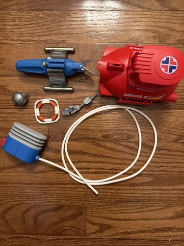 Vintage Playmobil Geobra 3064 Rescue Submarine Ariane II VGUC Motor Works! 🛟