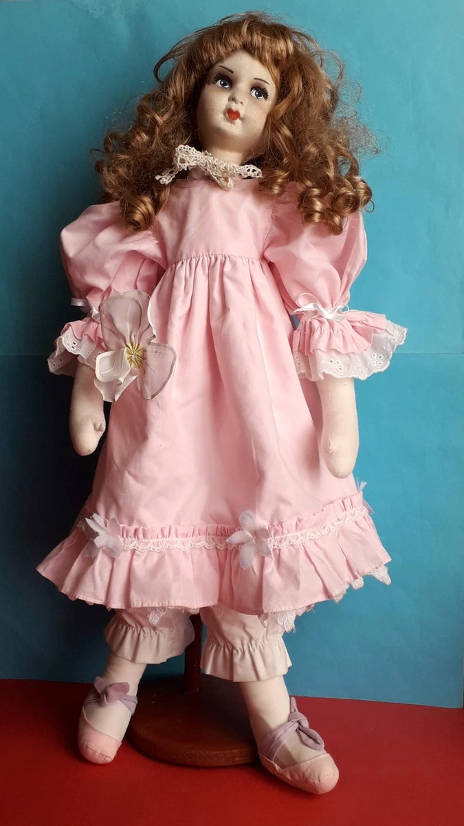 Lot De 2 Poupées Anciennes - 45 Cm Et 39 Cm - Poupées Chanteuses - Occasion