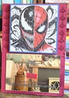 RARE Venomised Spider-Man 3D Art Hand-Painted Marvel Collectible Wall Art OOAK
