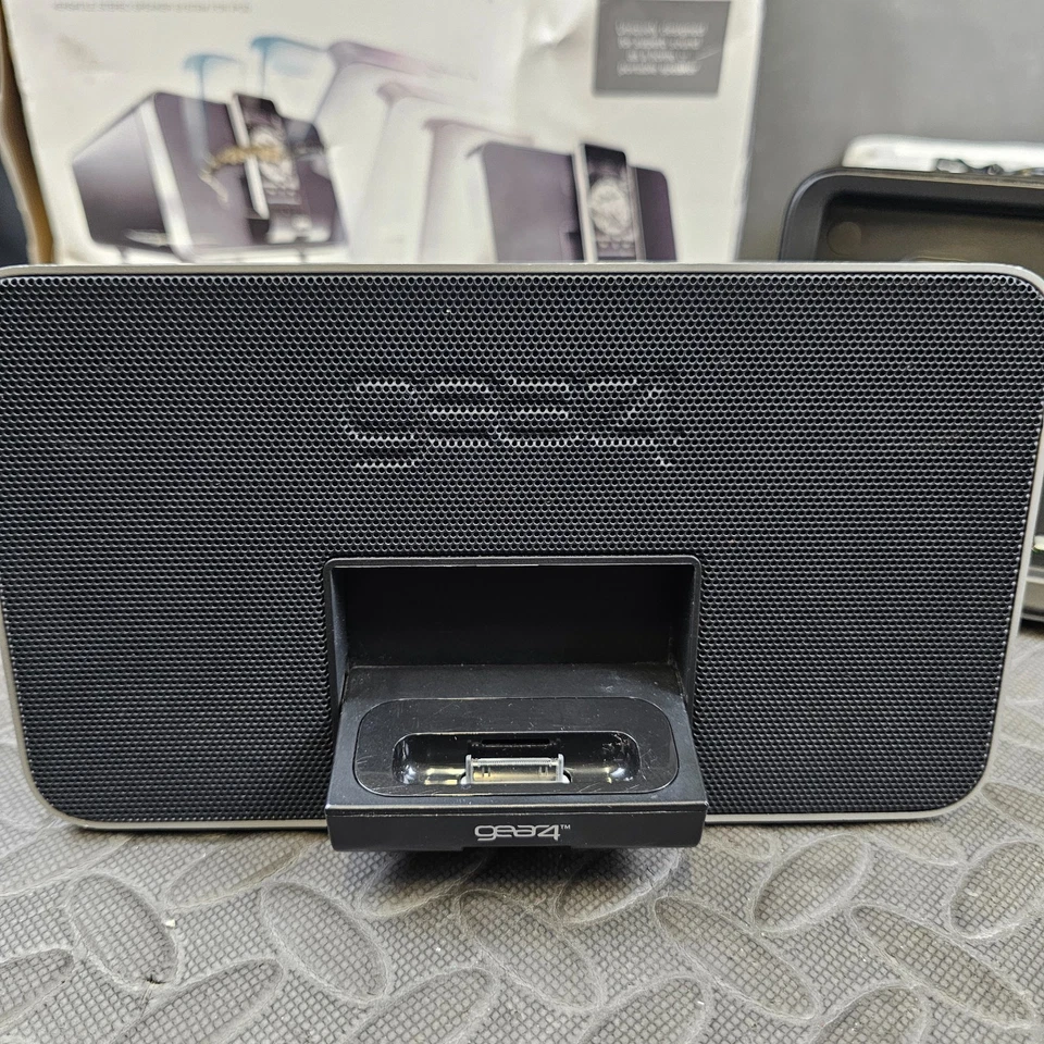 GEAR4 Duo PG288 iPod Dock Speaker iPhone Audio Player Portable Battery Powered - Image 4 of 4