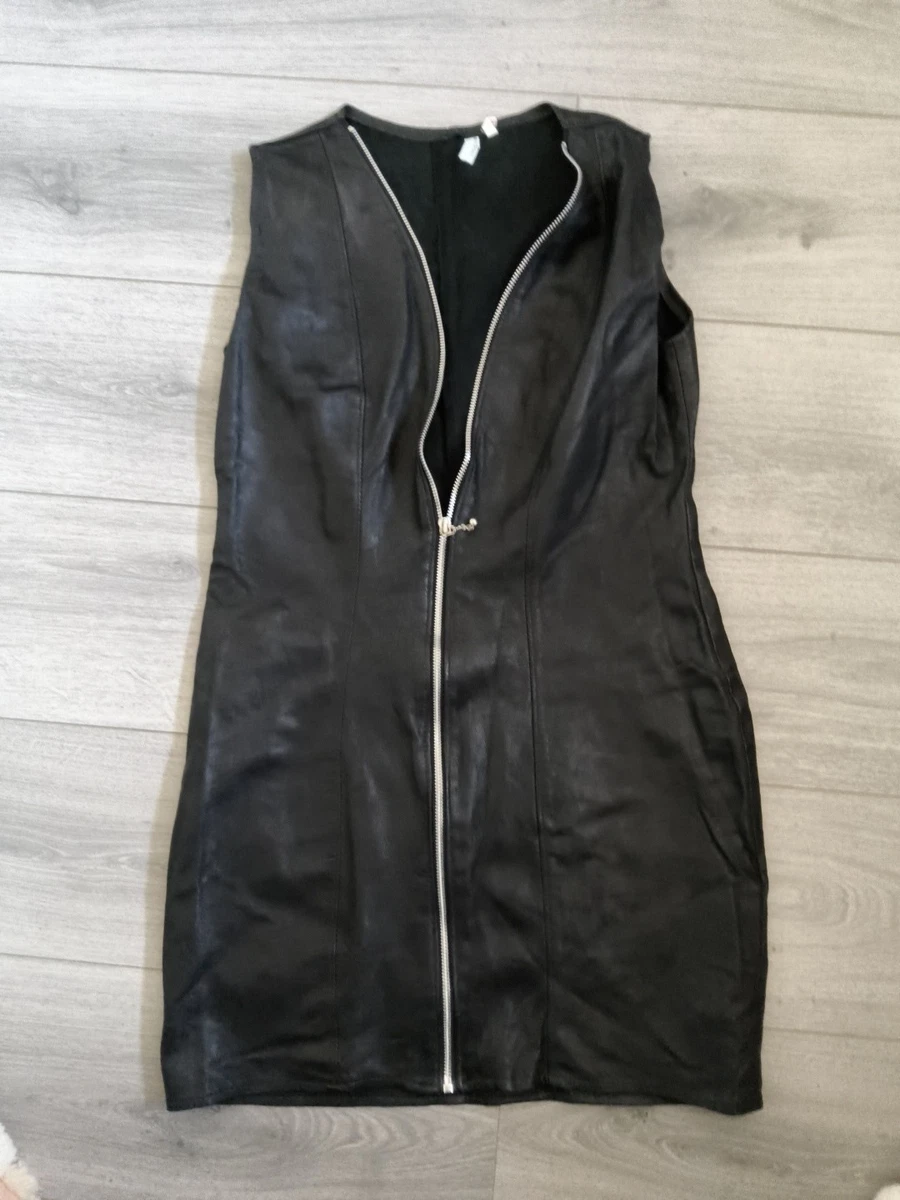Leather V-Neck Dresses for Women for sale | eBay