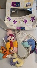 Vtg Winnie the Pooh Musical Mobile Eeyore Tigger Piglet Crib Toy Disney Store