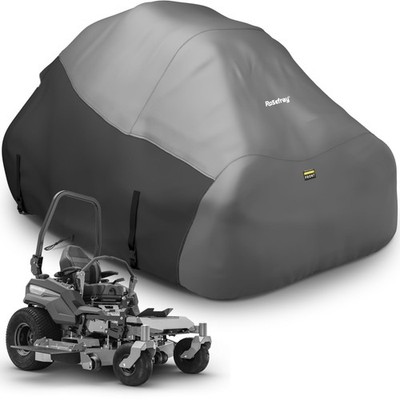 Zero Turn Mower Cover,Waterproof 420D,Dimensions: 79'' L X 46'' W X 55'' H Gray