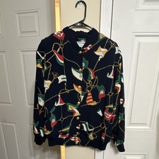 Alfred Dunner Women's 14. nautical Themed Long Sleeve Jacket.