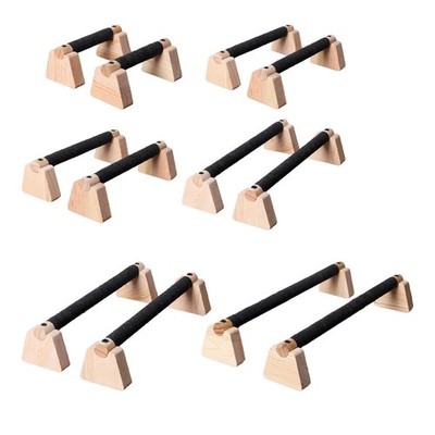 2pcs Push -up -Bar, Holzschuhe -Up -Griffe, Handstandbar, Push -up -Ständer,
