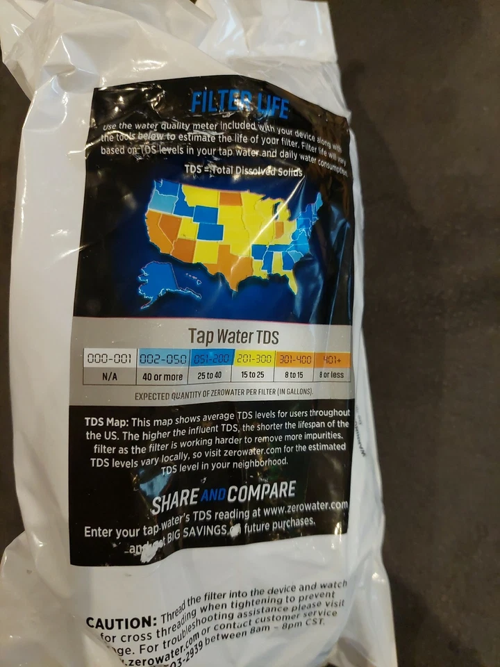 Zero Water 5 Stage Replacement Filter New Sealed - Free Ship - Image 2 of 2