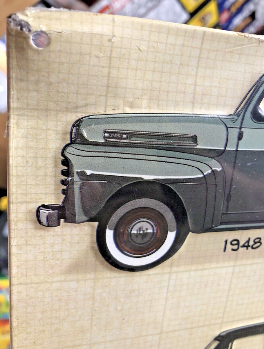 Calendario Magnetico Ford Vintage: Insegna In Metallo Con Camion Retrò Per Garage, Officina O Taverna, 25x35 Cm - 5