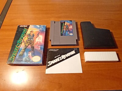 CIB Snake's Revenge (Nintendo Entertainment System NES, 1990) Complete *TESTED*