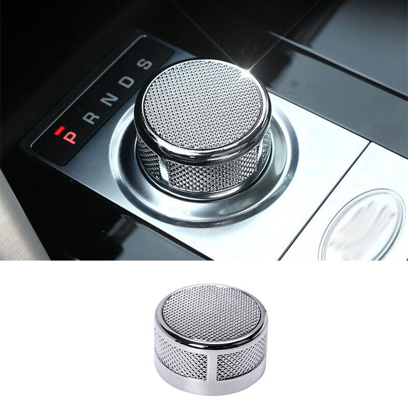 Gear Shift Knob Shifter Lever For Land Rover Discovery 5 Silver Zinc Alloy  17-20