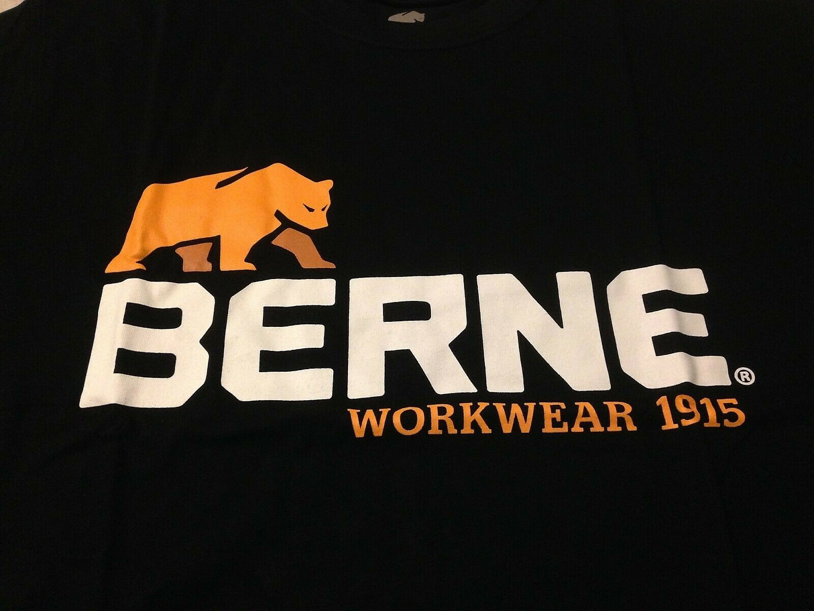 Berne Workwear 1915 TShirt!! NEW With Tags! Black Or Grey! FREE USA SHIPPING!!! eBay