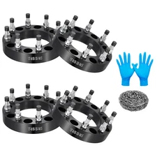 4PCS 1.5" 8x180 Wheel Spacers For GMC Sierra Chevy Silverado 2500 HD 3500 HD