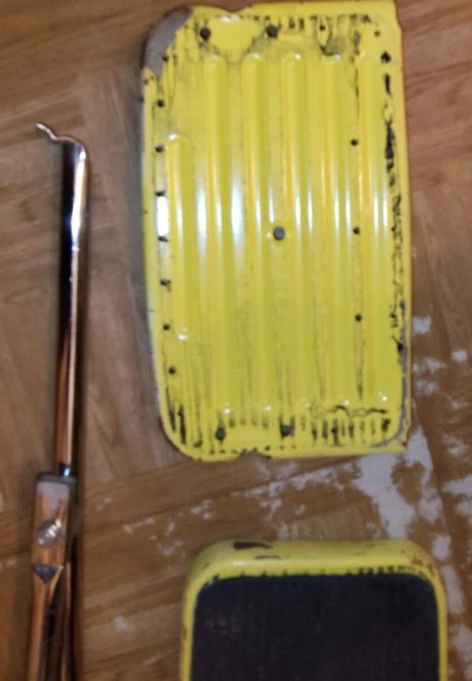 Taburete Stylaire Cosco amarillo vintage --- PROYECTO... ¡PASOS INCLUIDOS!! Foto 4 de 4