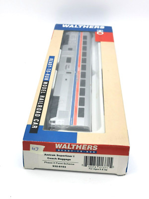 Walthers 932-6153 H0 1:87 Amtrak Superliner I Coach Baggage NEU/OVP 43