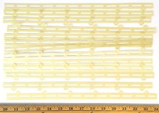 12pc Aurora AFX HO Slot Car DROP IN FENCE Decor Retainer Guard Rail GLOW IN DARK
