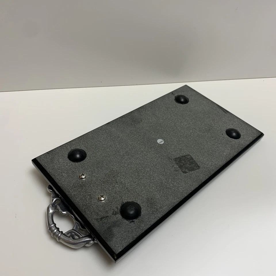 Bandeja de queso de uva de peltre de mármol negro charcutería granito de colección Arthur Court Foto 3 de 4