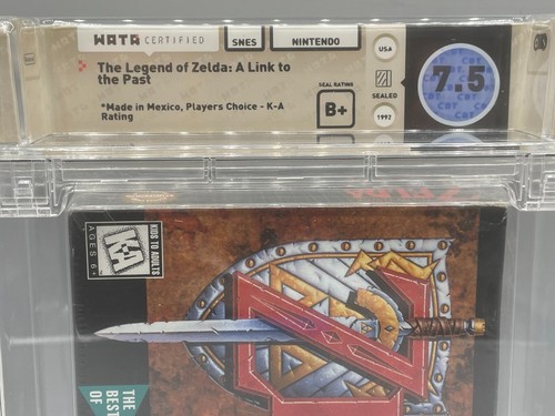 The Legend of Zelda: A Link to the Past (Players Choice) - Wata 7.5 B+ Sealed - Picture 2 of 6