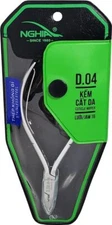 Nghia - Stainless Steel Cuticle Nipper D-04 Jaw 16 (Pack of 5) Kem nghia