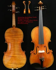 Amazing Sounding Violin Maggini Violin Model Master Wang's Own Work No. W22