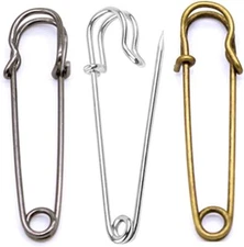 Extra Large Safety Pins 36pcs 4inch/100mm Heavy Duty Blanket Pins Steel Sprin...