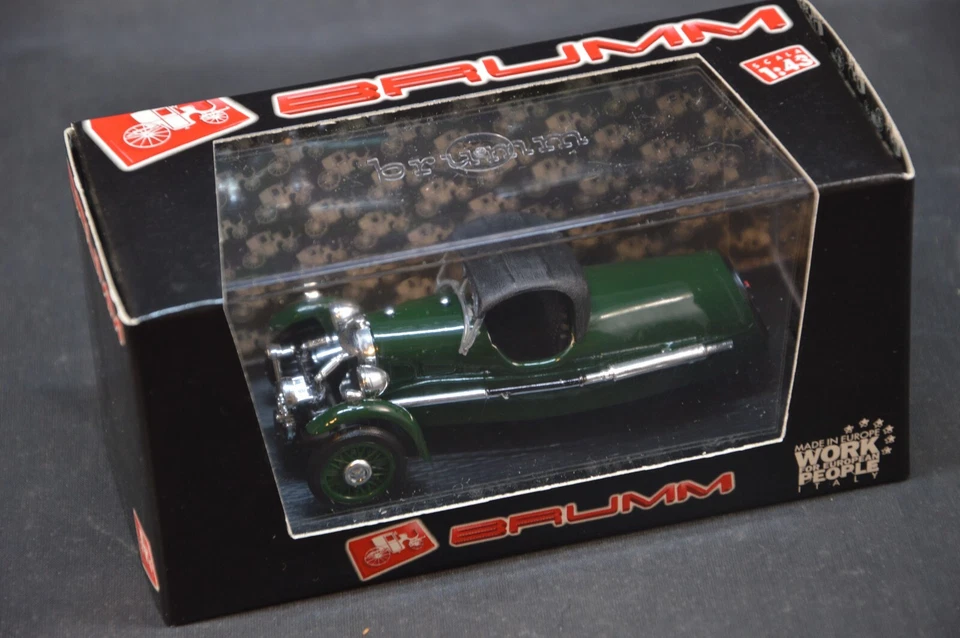 MORGAN MX-4 SUPER SPORT CHIUSA 1935 R293-04 SCALA 1/43 BRUMM MADE IN ITALY - Immagine 2 di 3