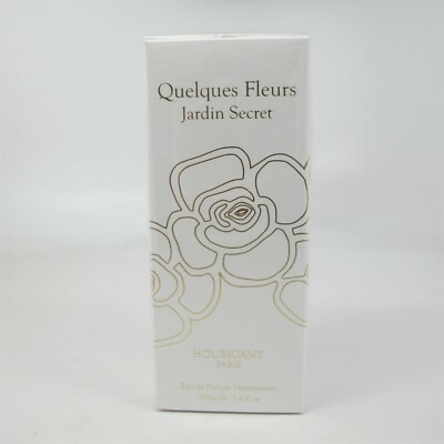 Quelques Fleurs JARDIN SECRET by Houbigant 100 ml/3.4 oz Eau de